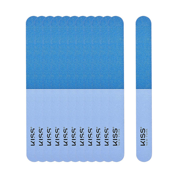 KISS 4-Way Nail Shaper - 180 Medium, 240 Medium, 400, 600 Extra Fine
