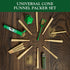 Herb'n Ninja 1, Packing Herbn Ninja Cone Loader for King Size, and Large Cones | Easy Pre Roll Tool with Funnel