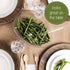 Plasticpro Disposable Plastic Serving Utensils Set of 4, Clear Heavyweight Salad Spoons and Forks