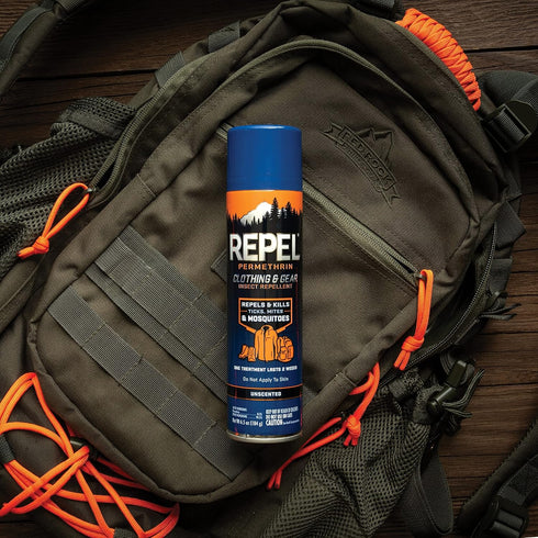 Repel Permethrin Clothing & Gear Insect Repellent, 6.5 Fl Oz (Pack of 6), Use on Outdoor Gear, Tents, and Sleeping