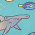 TW12-25638 10.25" 8 C.R. Gibson Under the Sea Disposable Paper Dinner Plates, Diameter, Multicolor, Pieces