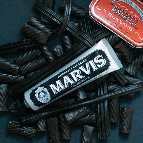 Marvis Licorice Toothpaste - Unique Flavor for Fresh Breath