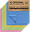 SUPERSCANDI 10 Pack Reusable Cleaning Cloths, 100% Biodegradable & Compostable Swedish Dishcloth, Food-Safe &