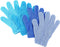 Slick Exfoliating Gloves, 4 Pcs Skin Exfoliator for Body, Bath Scrub Gloves, Shower Accessories for Women