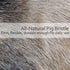 Redecker Natural Pig Bristle Nail Brush, Untreated Beechwood Handle, 3-3/4-Inches