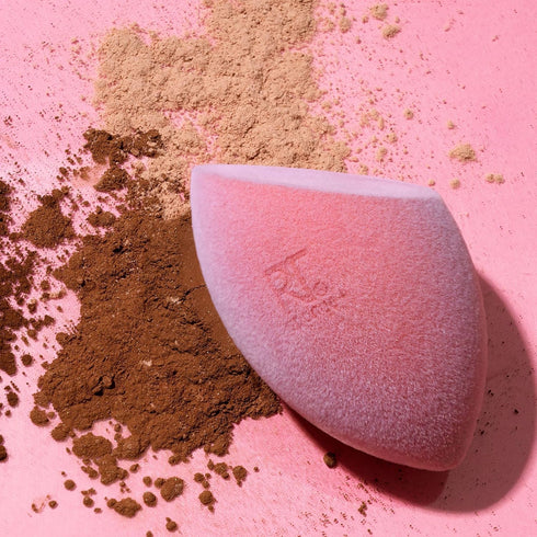 Real Techniques Miracle Powder Sponge, Makeup Blending Sponge for Powder Products, 2 Count