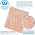 REDECKER 2-Ply Woven Copper Scrubbing Cloth, Durable Non-Abrasive Scrubber, Machine Washable, Set of 2