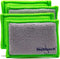 Kitchen Sponge | Odor Resistant, Non-Scratch Microfiber Mesh and Terry Cloth Sponge, Long Lasting Odor Protection | 4