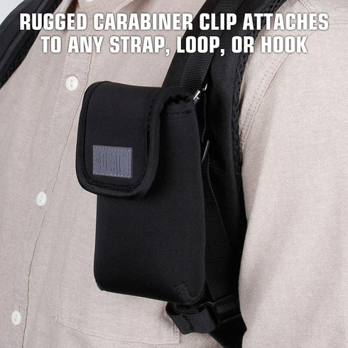 USA Gear CGM System Device Belt Case - Holster with Belt Loop, Compatible with Dexcom G7, G6, Freestyle Libre