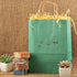 Packaging 8x4x10, 50 Pack Prime Line Green Gift Bags Small, Kraft Paper Bags with Handles for Small Business