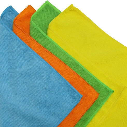 Simple Houseware 50 Pack Microfiber Cleaning Cloth, 12" x 12"