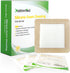 kastormed Silicone Adhesive Foam Dressing, 10 Pack 4''x4'' High Absorbency Bandage for Wound Care
