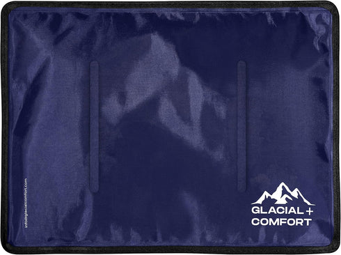 Reusable Gel Ice Pack for Injuries - Cold Pads (15" x 11") for Back Pain, Muscle Strains, Migraine & Recovery