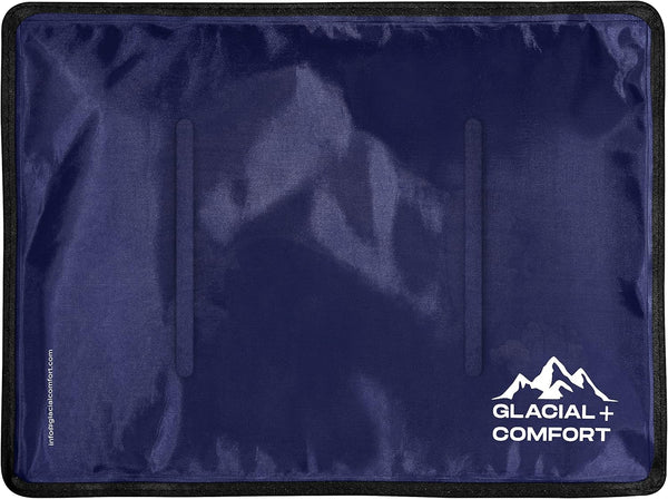 Reusable Gel Ice Pack for Injuries - Cold Pads (15" x 11") for Back Pain, Muscle Strains, Migraine & Recovery