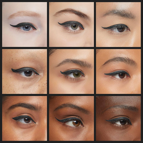 DNM Cat Eye Makeup Waterproof Neon Liquid Eyeliner Pen, Long-lasting Black Eye Liner Pencil Makeup Tools