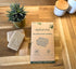 eplanita Natural Plant Based Scrub Sponges (3 Pack), Non-Scratch Biodegradable Eco Scourers for Kitchen and Bathroom