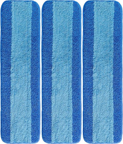 VanDuck Microfiber Mop Pads for Hardwood Floor Compatible with Bona Mop (3 Pack) - 18 Inch