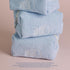 Blue Terry Pouch, Soft Lightweight Travel Pouch, Toiletry Bag for Skincare, Makeup, and Personal Care