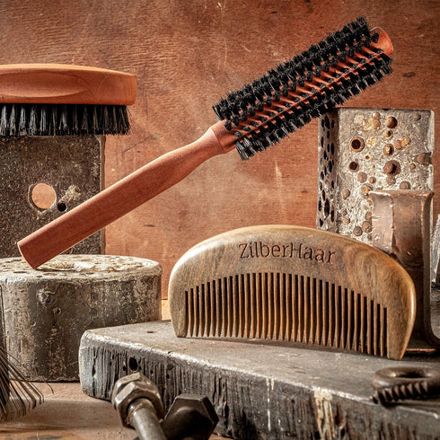 ZilberHaar Beard Comb, 100% Sandalwood, Essential Hand Made Beard Care Accessory for Men