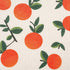 Swedish Dishcloths 3 Pack, Orange Oranges Print, Reusable Kitchen Cleaning Cloth, Machine Washable, 7.87”x6.88”