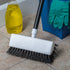 SPARTA Hi-Lo Floor Scrub Brush, 10" - Black