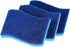 Superio Non-Scratch Cellulose Sponge Scrub, 12-Pack Heavy Duty Kitchen Sponges with Scouring Pad