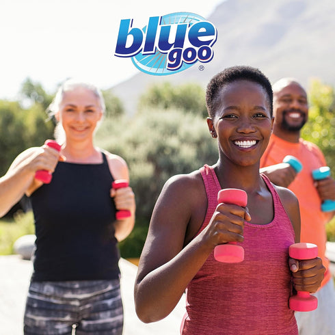 Blue Goo Pain Relieving Cream, Maximum Strength for Back/Neck Pain, Made with 100% Pure Emu Oil (4 oz, 2 Pack)
