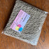 LarisaKnits Pack 3 Eco-Friendly Hand-Knitted Hemp Dish Rags of Reusable Zero Waste Beige Natural Kitchen Cleaning