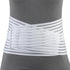 OTC Lumbosacral Support, 7-inch Lower Back, Lightweight Compression, Elastic, White, Small