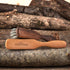 ZilberHaar Vegan Beard Brush - Stiff Bristles, Oiled Walnut and Mexican Tampico Bristles, Animal-Free Grooming Product