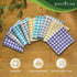 Eco-Friendly Reusable Dish Cloth Set, 24-Pk Multipurpose Kitchen Cleaning Cloth Made from Recycled Materials