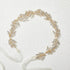 SWEETV Leaf Wedding Headpieces - Gold Bridal Headband with Rhinestones for Bride and Flower Girl