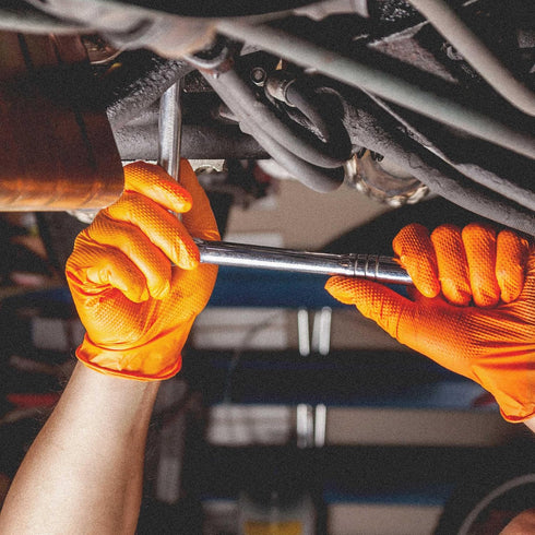 Monkey Wrench 6 50 Watson Gloves Green Monkey MIL Heavyweight Disposable Nitrile Gloves Landfill Biodegradable