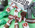 Football Wired Edge Ribbon - 4 Rolls 24 Yards Brown Green for Football Game, Rugby, DIY Craft