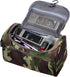 Vercord Mens Toiletry Bag, Small Wash Travel Shaving Dop Kit, Camo Dark Green Bathroom Hygiene Bag