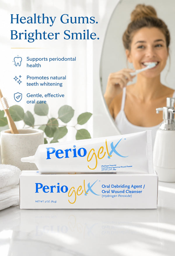 PerioGelX | Periodontal Treatment for Teeth | Promotes Teeth Whitening | 3 oz.
