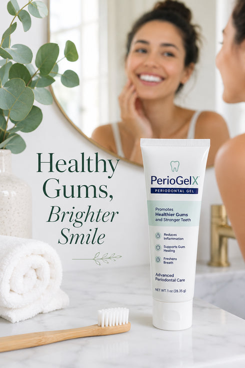 PerioGelX | Periodontal Treatment for Teeth | Promotes Teeth Whitening | 3 oz.